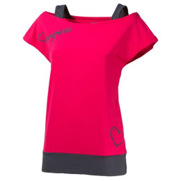 Maglietta da donna Progress Taiko 23OK grigio Pink/Gray