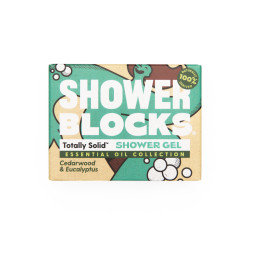 Gel doccia Totally Solid Solid Shower Gel EO Range - Cedarwood & Eucalyptus blu