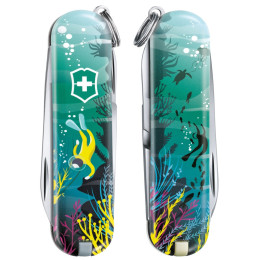 Coltello da tasca Victorinox Classic LE Deep Dive turchese DeepDive
