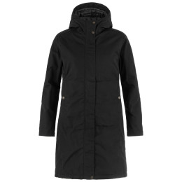 Cappotto da donna Fjällräven Kiruna Hydratic Padded Parka W nero Black
