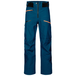 Pantaloni da uomo Ortovox 3L Deep Shell Pants blu PetrolBlue