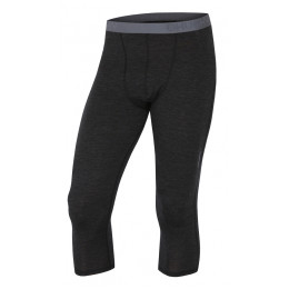 Pantaloni termici da uomo a 3/4 Husky Merino 100 3/4 kalhoty M nero