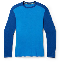 Maglietta funzionale da uomo Smartwool M Classic Thermal Merino Base Layer Crew Boxed blu Blueberry Hill-Laguna Blue