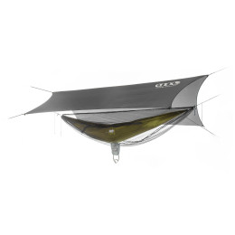 Set amaca Eno SubLink Ultralight Hammock System grigio/verde Grey Lichen