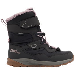 Stivali invernali per bambini Jack Wolfskin Polar Bear-G Texapore High Vc K - Phantom nero/rosa phantom