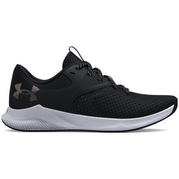 Scarpe da corsa da donna Under Armour W Charged Aurora 2 nero/bianco Black / Black / Metallic Warm Silver