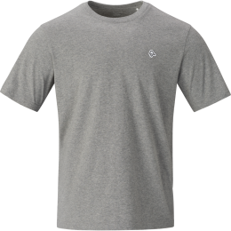 Maglietta da uomo Norrona /29 cotton viking patch T-shirt grigio Grey Melange