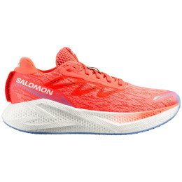 Scarpe da uomo Salomon Aero Glide 4 rosso Neon Flame / White / Persian Jewel