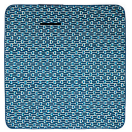 Coperta da picnic Regatta Orla Picnic Rug blu Navy Tall Flowers