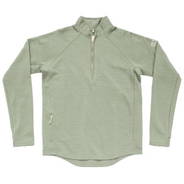 Felpa da uomo Devold Endurance Merino Zip Man verde FOG