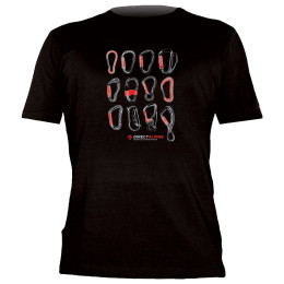 Maglietta da uomo Direct Alpine Flash nero Black(Carabiners)