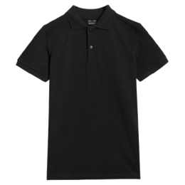 Maglietta da bambino 4F Polo Shirt M614 nero DEEP BLACK