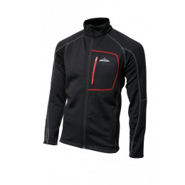 Felpa da uomo Pinguin Power Man Full Zip nero