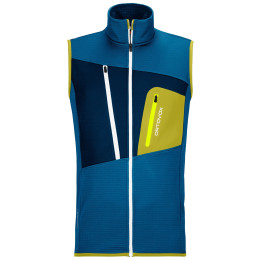 Gilet da uomo Ortovox Fleece Grid Vest azzurro Heritage Blue