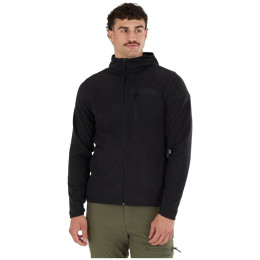 Felpa funzionale da uomo Fundango Nagano Full Zip Hoodie nero black