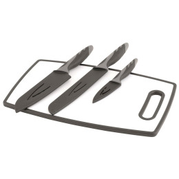 Tagliere e coltelli Outwell Caldas Knife Set 2023 grigio