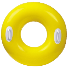 Salvagente Intex Hi-Gloss Tube giallo