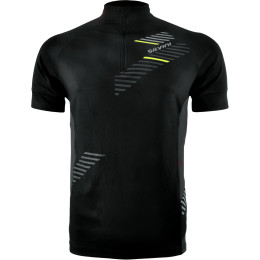 Maglia da ciclismo da uomo Silvini Croce MD1204 nero BlackYellow