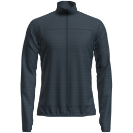 Felpa da uomo Icebreaker M M 300 Descenderender LS Zip blu/grigio Abyss