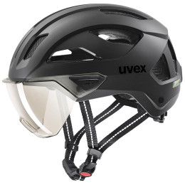 Casco da ciclismo Uvex Stride Visor nero black matt