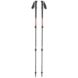 Bastoncini da trekking Black Diamond Trail Back nero/rosso Picante