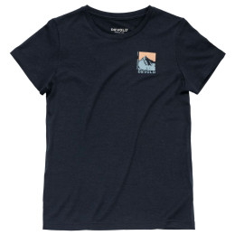 Maglietta da donna Devold Classic "Summit" Tee Wmn nero INK