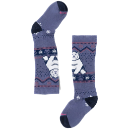 Calze Smartwool Kids' Wintersport Full Cushion Polar Bear blu