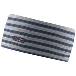Fascia Devold Breeze Headband kids grigio/blu Night stripes