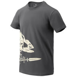 Maglietta da uomo Helikon-Tex T-Shirt (Full Body Skeleton) grigio Shadow Grey