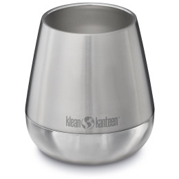 Tazza termica Klean Kanteen Rise 10oz Wine Tumbler argento Brushed Stainless