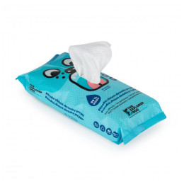 Salviette umidificate per cani Explorer Dog Salviette umidificate naturali per cani, 40 pezzi