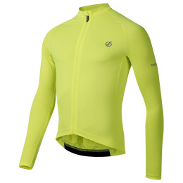 Maglia da ciclismo da uomo Dare 2b Lightning Long Sleeve Jersey giallo Fluro Yellow