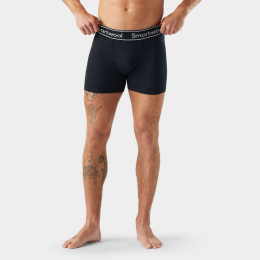 Boxer sportivi da uomo Smartwool Men's Intraknit Boxer Brief Boxed nero BLACK