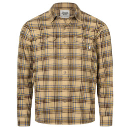 Camicia da uomo Marmot Bayview Midweight Flannel LS marrone Shetland