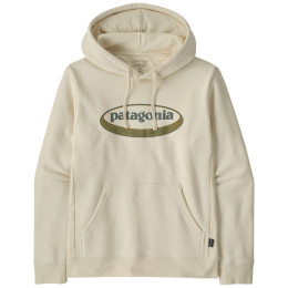 Felpa da uomo Patagonia Men's '95 Oval Logo Uprisal Hoody bianco Birch White