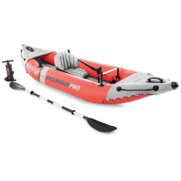 Kayak gonfiabile Intex Excursion Pro K1 grigio/rosso grey