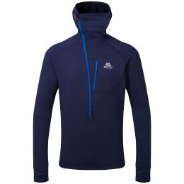 Felpa da uomo Mountain Equipment Eclipse Hooded Zip T blu scuro MedievalBlue