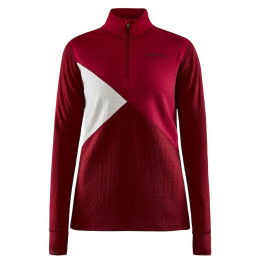 Maglietta sportiva da donna Craft ADV Nordic Wool HZ rosso RhubarbMachine