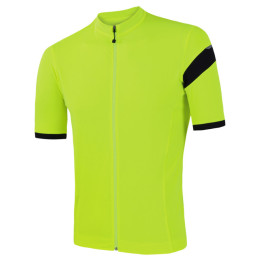 Maglia da ciclismo da uomo Sensor Cyklo Coolmax Classic giallo Reflex Neon Yellow