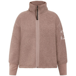 Felpa da donna Didriksons Mella Wns Fz 3 rosa Bark
