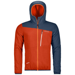 Giacca da uomo Ortovox Swisswool Zebru Jacket M arancione DesertOrange