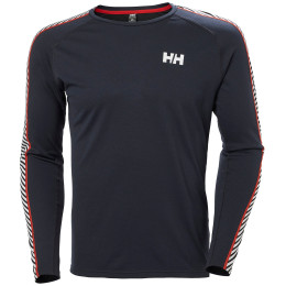 Maglietta funzionale da uomo Helly Hansen Lifa Active Stripe Crew blu scuro Navy