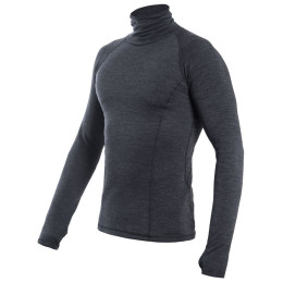 Maglietta funzionale da uomo Sensor Merino Bold Roll Neck manica lunga