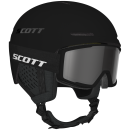 Set di casco e occhiali Scott Track + Trace nero black