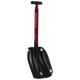 Pala pieghevole Black Diamond Transfer Shovel nero/rosso Hyper Red