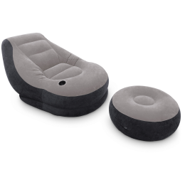 Sedia gonfiabile Intex Ultra Lounge grigio chiaro grey