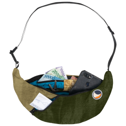 Marsupio Ticket to the moon Upcycled Sling Bag khaki Army Green / Brown