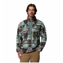 Felpa da uomo Columbia Helvetia™ II Printed Half Snap Fleece