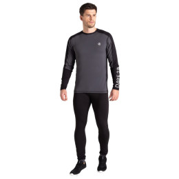 Set sportivo da uomo Dare 2b Exchange IIII Baselayer Set grigio/nero Black/Ebony