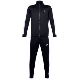 Set da uomo Under Armour Knit Track Suit nero Black//White
